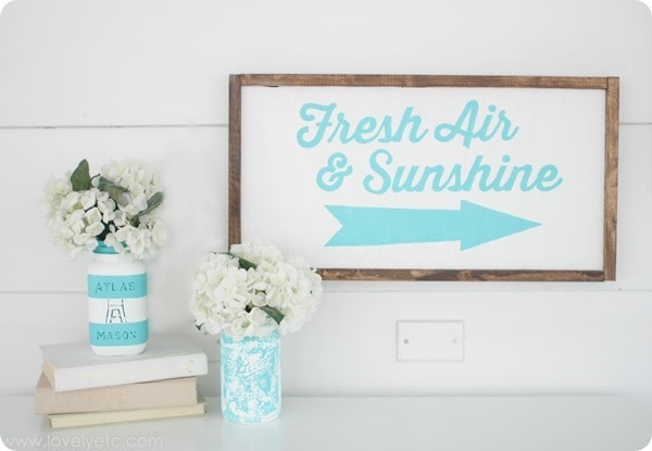 diy sign for spring