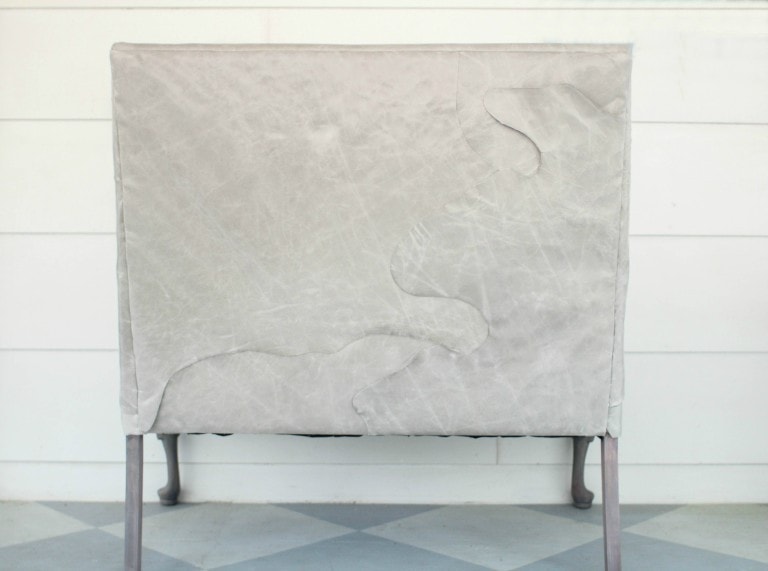 How to reupholster furniture with leather Lovely Etc.