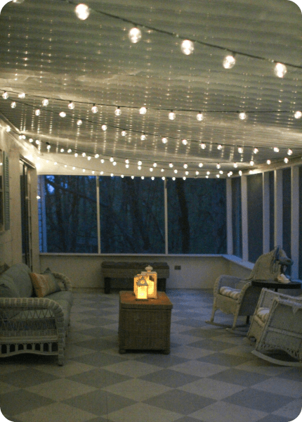 A gorgeous porch light solution - Lovely Etc.