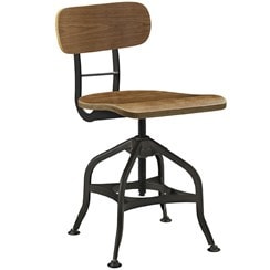 industrial metal and wood bar stool