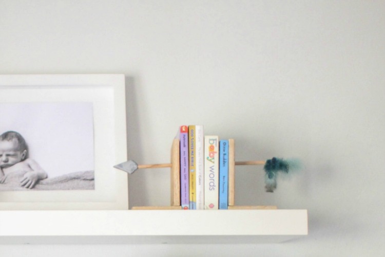 DIY Arrow Bookends