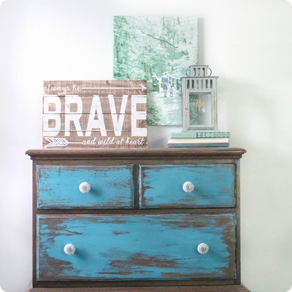 be brave sign and lantern lamp