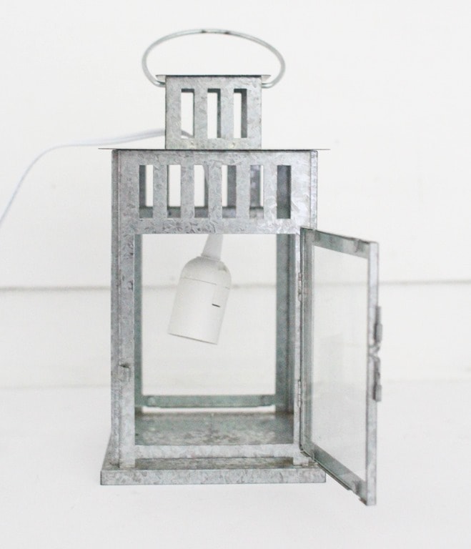 How to turn a lantern into a lamp Lovely Etc.