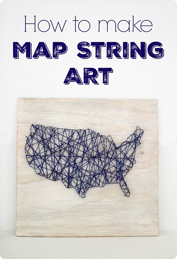 how to make map string art