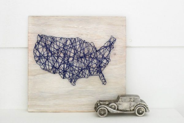 DIY Map String Art