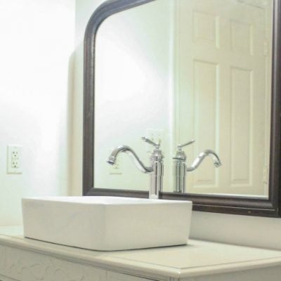 The Cheapest Bathroom Mirror Ever