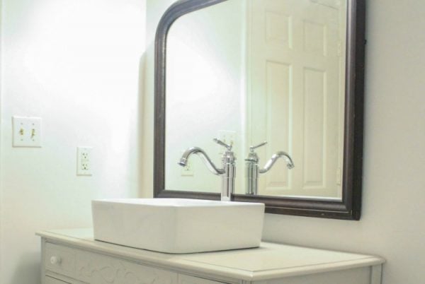 The Cheapest Bathroom Mirror Ever