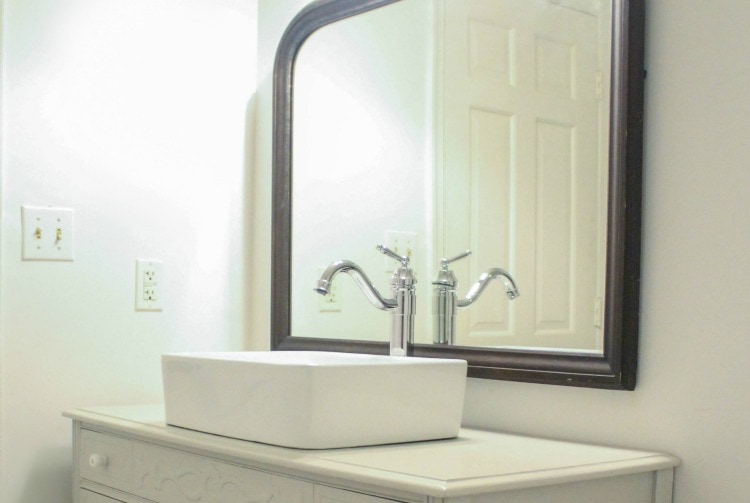The Cheapest Bathroom Mirror Ever