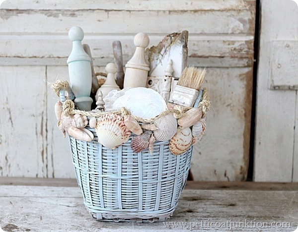 seashell basket from petticoat junktion