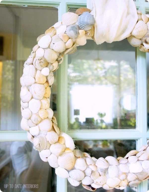 seashell wreath up to date interiors