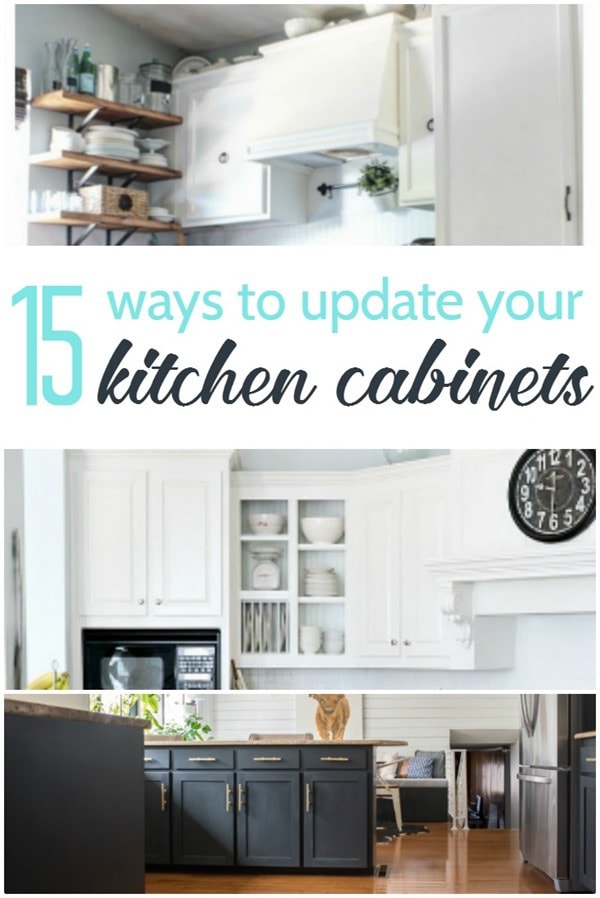 15 amazing ways to redo kitchen cabinets - lovely etc.