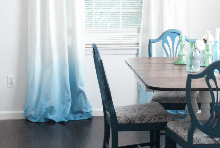 How to Make Beautiful DIY Ombre Curtains Lovely Etc.