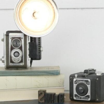 HOW TO TURN A VINTAGE CAMERA INTO A LAMP STORY