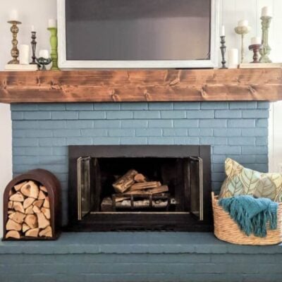 HOW TO PAINT A BRICK FIREPLACE (THE RIGHT WAY) STORY