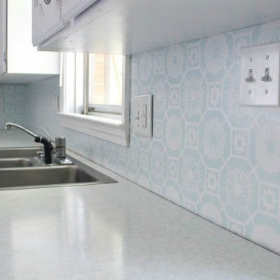 The Cheapest DIY Backsplash Ever