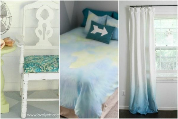 collage of diy fabric projects