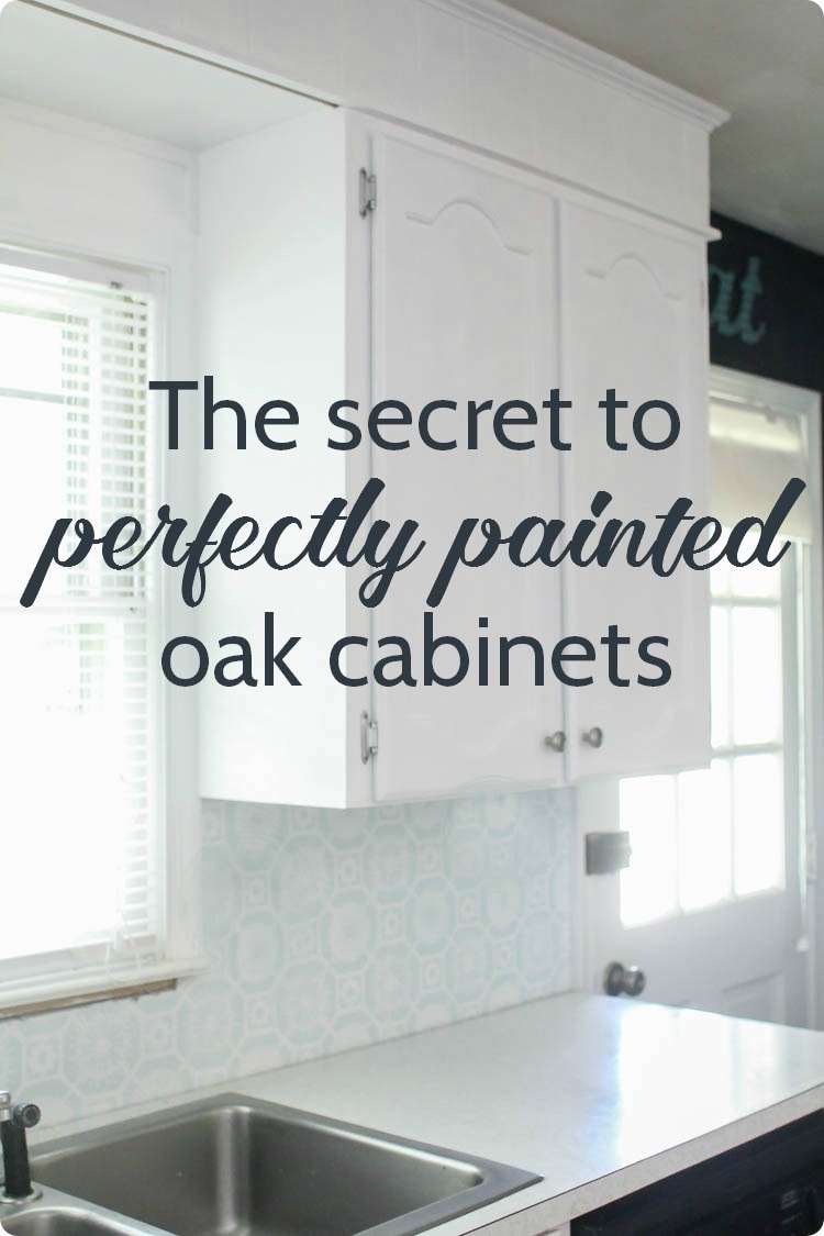 Painting Oak Cabinets White An Amazing Transformation Lovely Etc