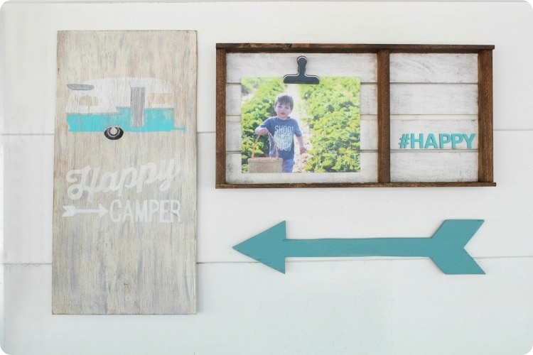 diy happy camper sign