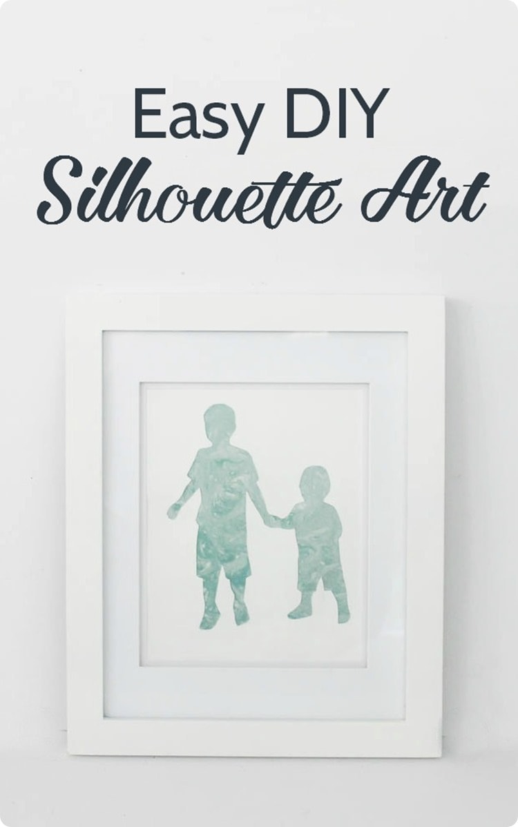 easy diy silhouette art