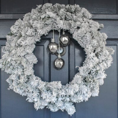 How to Make an Easy DIY Flocked Wreath