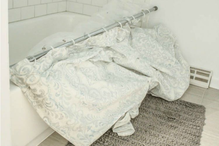 How to Keep Your Shower Curtain From Falling Down