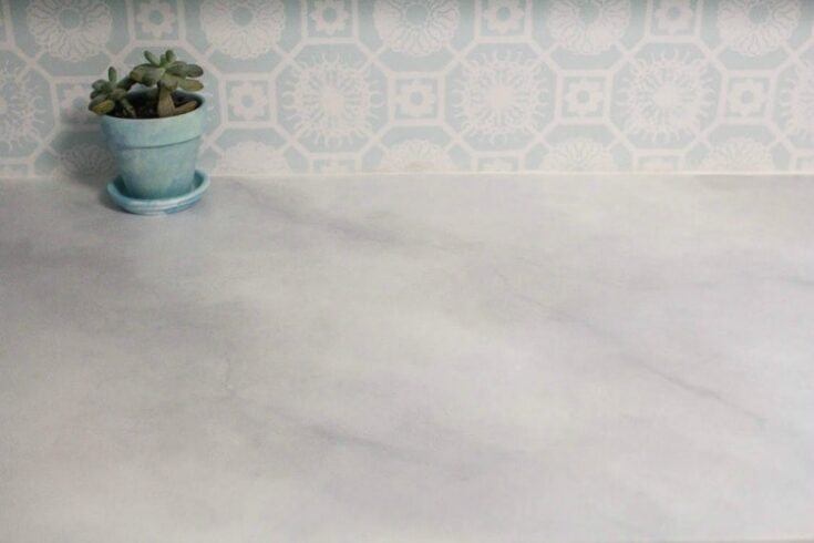Paint Countertops To Look Like Marble, How To Paint Bathroom Countertops Look Like Marble