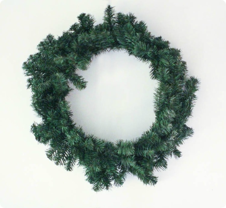 plain pine wreath.