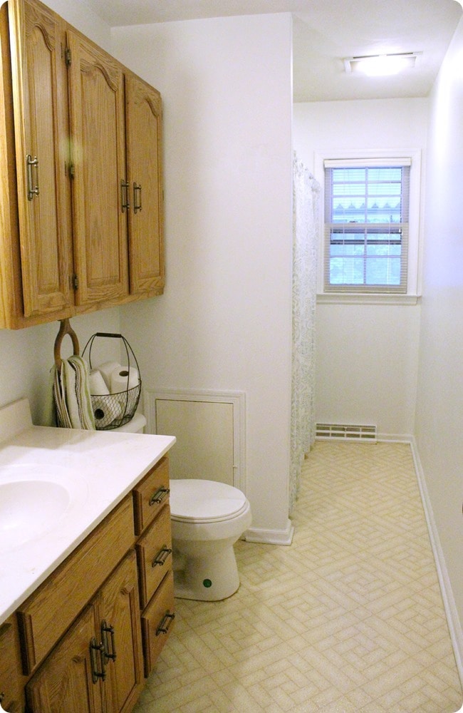 hall bathroom before 