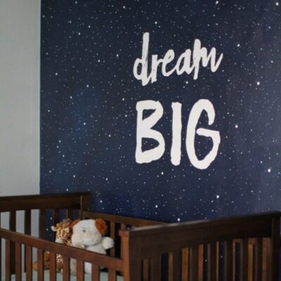 PAINTING A NIGHT SKY MURAL STORY