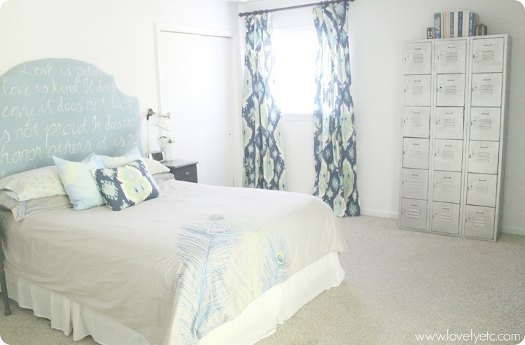 Inexpensive DIY master bedroom makeover