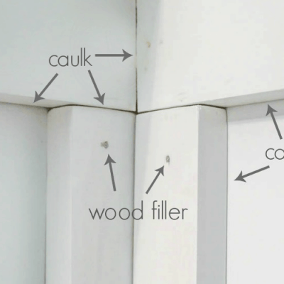 Caulk or wood filler: choose the right one for every project