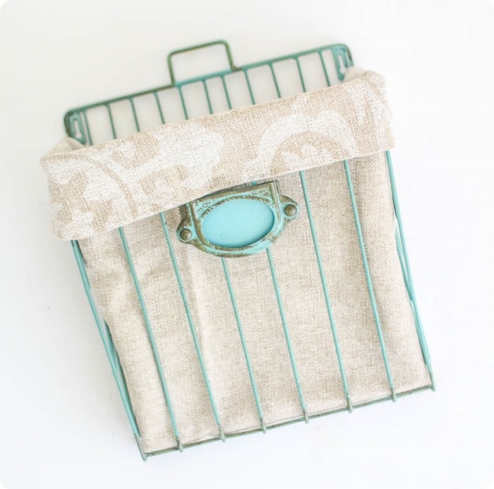 diy basket liner