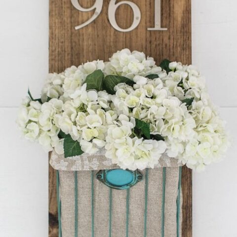 diy farmhouse house number