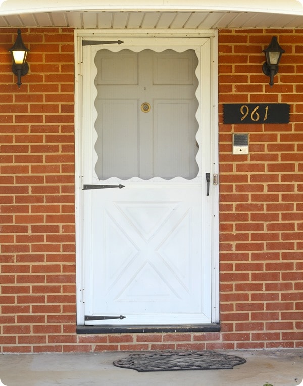 front porch before