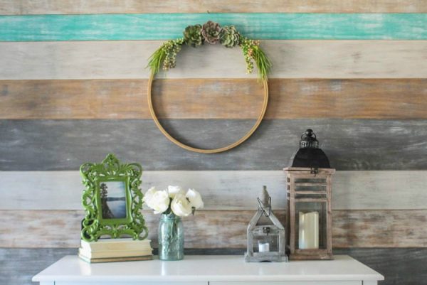 Simple Succulent Wreath