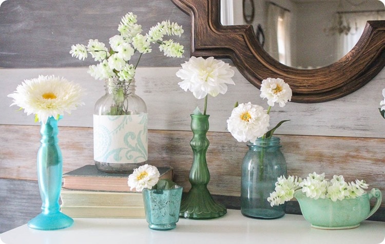 simple spring decorating