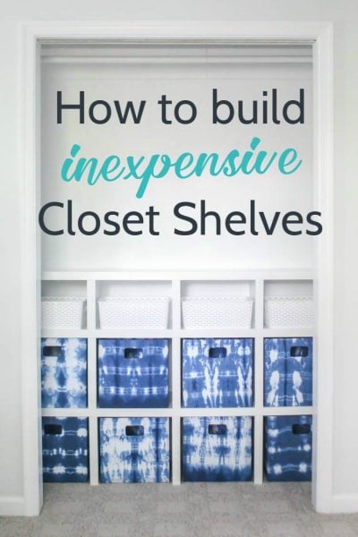 How To Build Cheap And Easy Diy Closet Shelves Lovely Etc