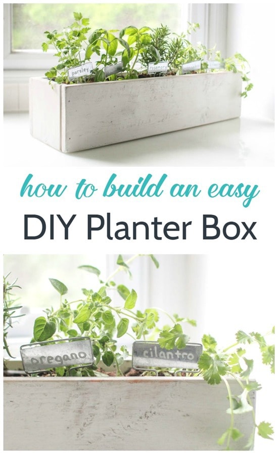 How To Create A Beautiful Kitchen Herb Garden Lovely Etc - Diy Herb Planter Box Indoor