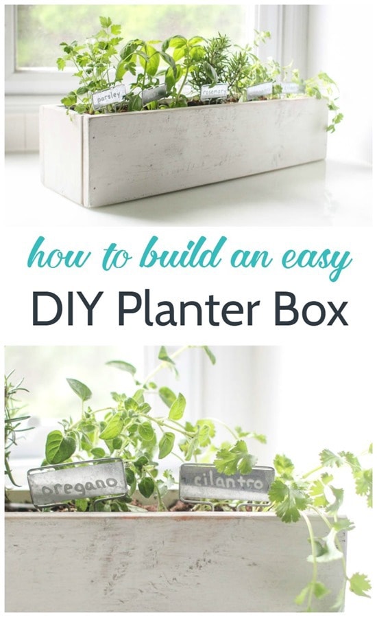 Make An Indoor Herb Planter - In 10 Minutes! • Grillo Designs