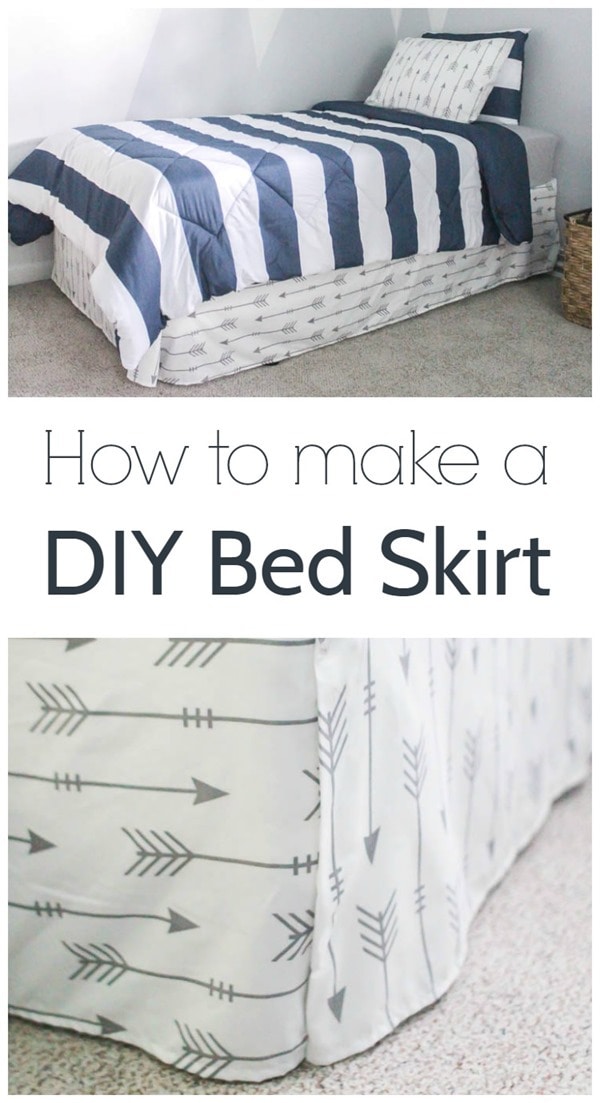 how to make a diy bed skirt