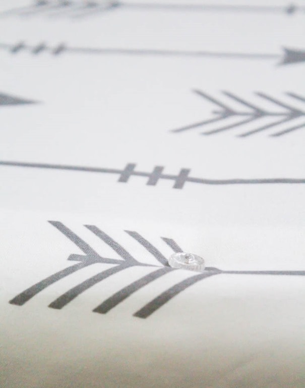 How to make a bed skirt from a flat sheet Lovely Etc.