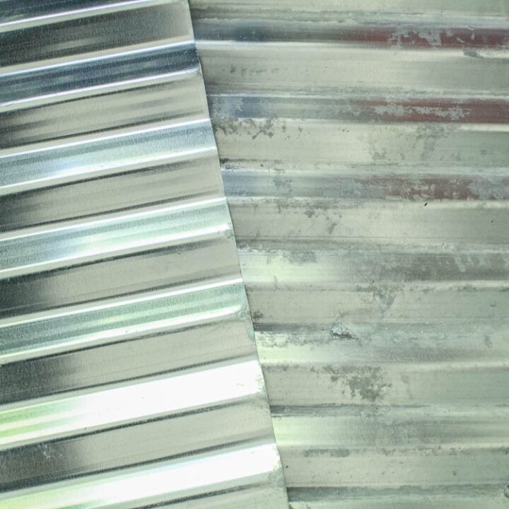 age galvanized metal