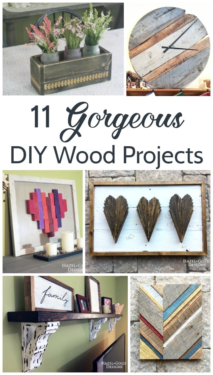 11 Gorgeous DIY Wood Projects - Lovely Etc.