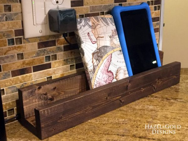 diy wooden book stand