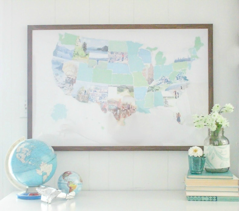 beautiful watercolor photo map make a personalized photo map from your own vacation photos