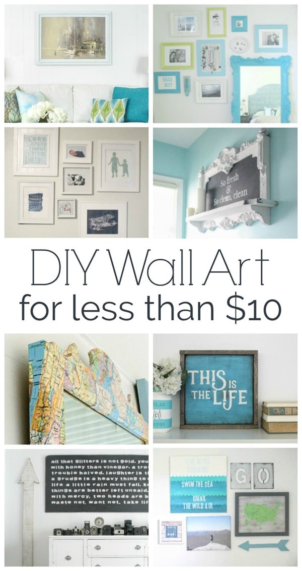 Cheap wall art ideas: DIY wall art you'll love that costs less than ten dollars