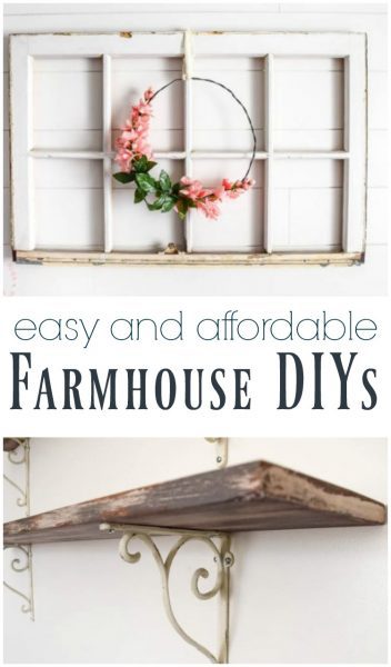 easy and affordable farmhouse diy projects