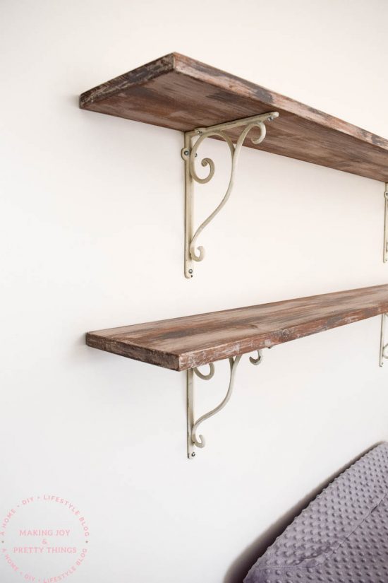 farmhouse style shelves