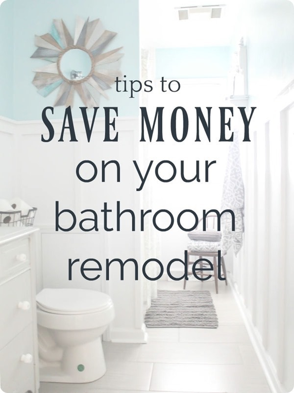 A bathroom remodel doesn't have to cost thousands of dollars - try these ideas to save major money on your bathroom renovation. 