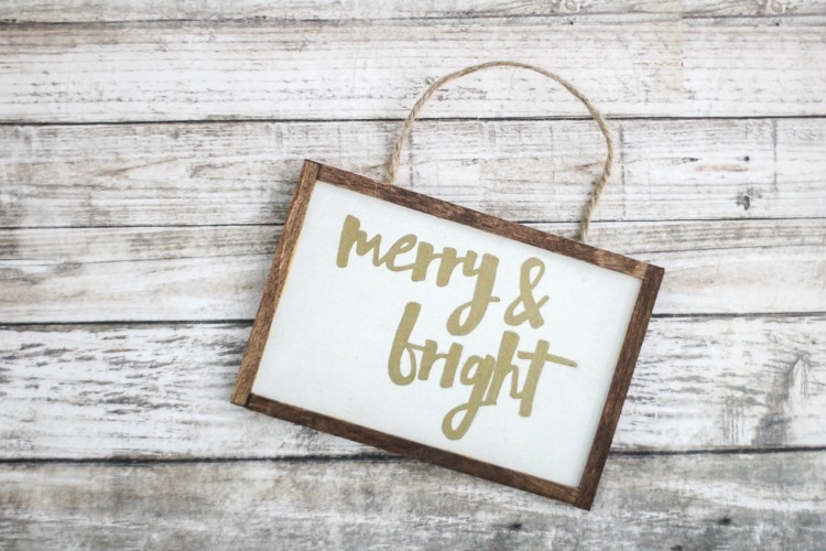How to make cute DIY farmhouse Christmas ornaments
